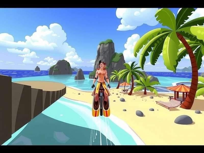 Teaser image of Extreme Spin Hero's upcoming Goa beach level