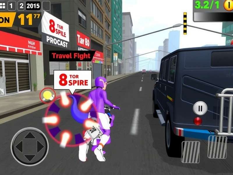 Extreme Spin Hero gameplay showing spinning action in a Mumbai street level